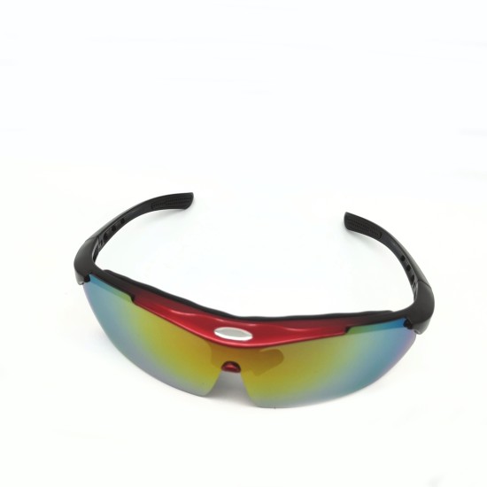 Medium red box   Cycling glasses sports goggles Detachable lenses