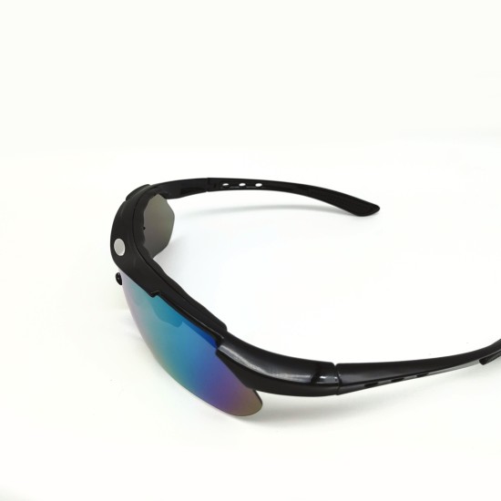 Bright black frame  Cycling glasses sports goggles Detachable lenses