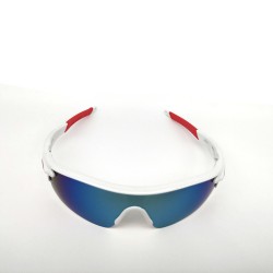 White frame + gold piece outdoor mountaineering fishing windproof glasses