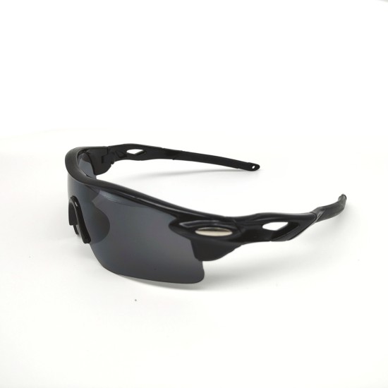 Black frame + gray piece outdoor mountaineering fishing windproof glasses