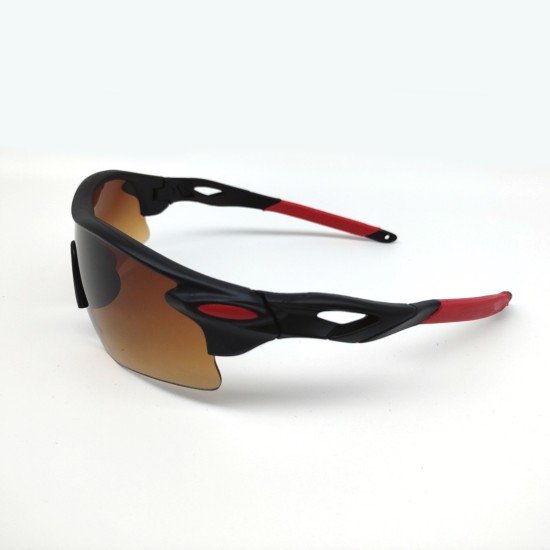 Frosted black frame + tea piece Outdoor Mountaineering fishing Windproof glasse