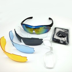 Bright black frame, Ride HD sun sports goggles