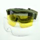 Glasses alpha sand proof shooting goggles.