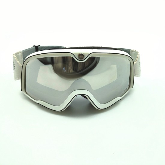 Vintage white frame mercury sheets ,Outdoor cycling windshield goggles