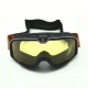 Vintage black frame yellow film, Outdoor cycling windshield goggles