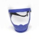 Upgrade the blue frame white film, Splash and sand protection glasses