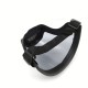 Black-framed gray flakes, Splash and sand protection glasses