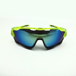 Green and black frame gold piece UV Sunglasses Cycling outdoor vr glassess