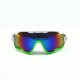 White Green frame green piece UV Sunglasses Cycling outdoor vr glasses