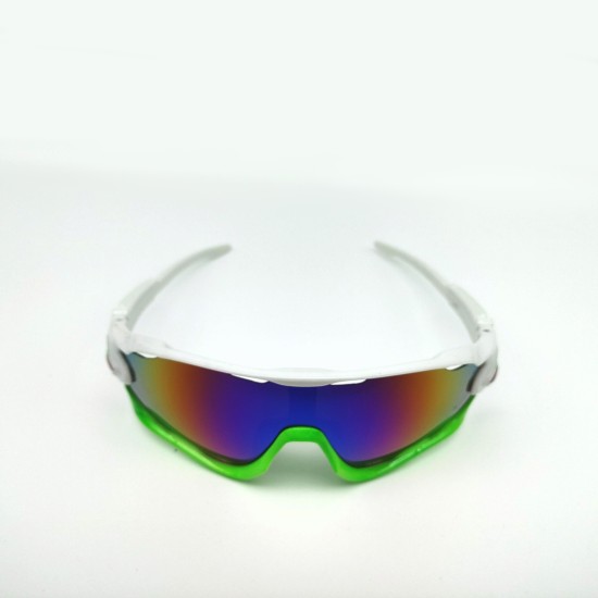 White Green frame green piece UV Sunglasses Cycling outdoor vr glasses