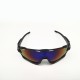 Bright black frame blue green piece UV Sunglasses Cycling outdoor vr glasses