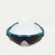 Blue and silver frame blue piece   UV Sunglasses Cycling outdoor vr glasses